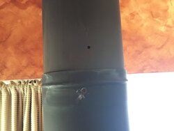 What to do about flue "screw holes"