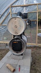 Picking a wood stove for a 30x36' hoop house.