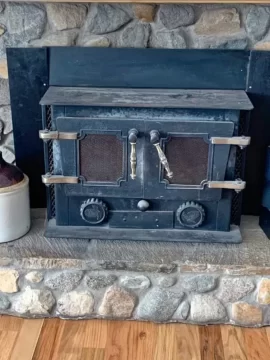 [Hearth.com] Can you identify this stove? Anyone know the dimensions as well?