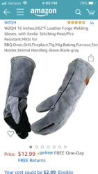 Hearth gloves recommendation.