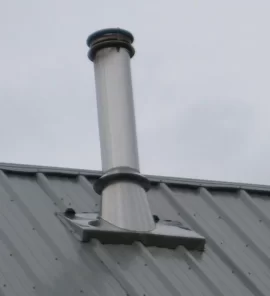 Chimney Pipe Flashing/Boot for Metal Roofs