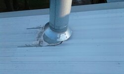 Chimney Pipe Flashing/Boot for Metal Roofs