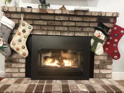 My Rinnai 750 gas fireplace install