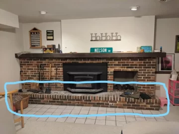 [Hearth.com] Basement Reno - Convert Insert to Free Standing