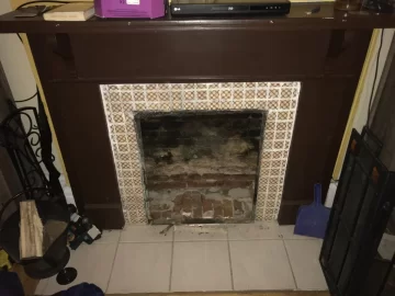 Structure support under fireplace