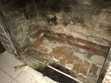 Structure support under fireplace