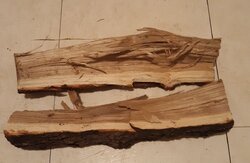 Wood that is very stringy, needs to be pulled apart