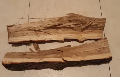 [Hearth.com] Wood that is very stringy, needs to be pulled apart