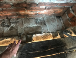 Structure support under fireplace