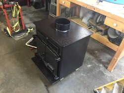 Refurbishing this wood stove