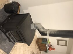Restoring stove pipe to black