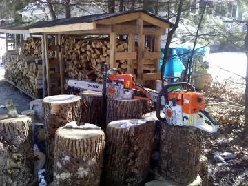 [Hearth.com] Cut some wood with the MS250 and 361 today