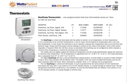 [Hearth.com] Slab sensor thermostat