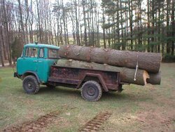 How much firewood can be hauled in a Jeep pickup?