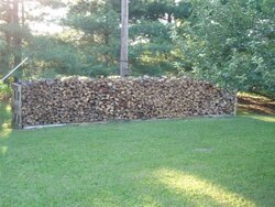 Question about storing wood to season.