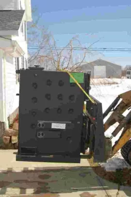 [Hearth.com] Froling wood boiler installation underway!!