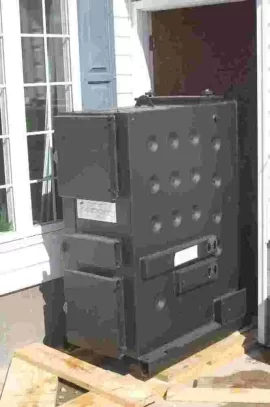 [Hearth.com] Froling wood boiler installation underway!!