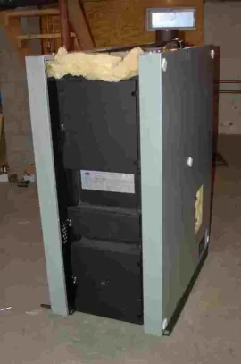 [Hearth.com] Froling wood boiler installation underway!!