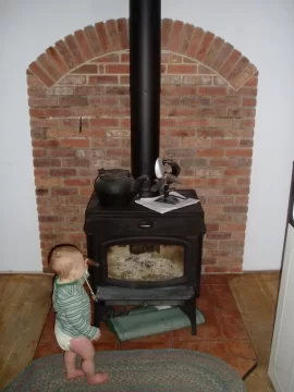 [Hearth.com] The Brick Wall Backer is Finally Built!