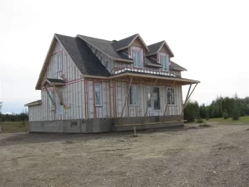 [Hearth.com] Built a pole barn in Michigan's UP in winter