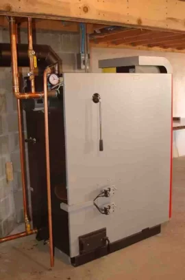 [Hearth.com] Froling wood boiler installation underway!!