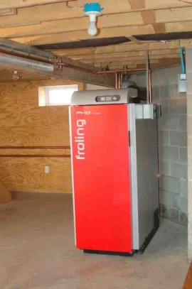 [Hearth.com] Froling wood boiler installation underway!!