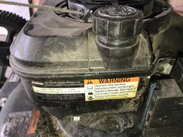 Replacing a gas tank on a Sears Craftsman 22”  push mower purchased Aug 2001?