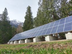 Geoballasted Ground-Mounted Solar Panels