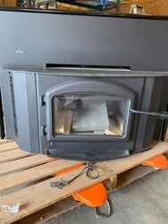 1977 Home with Zero Clearance Factory Fireplace upgrade to Wood stove . . .