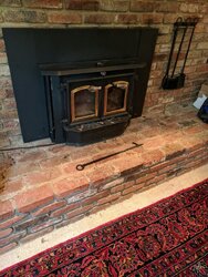 Replacing current insert with freestanding stove