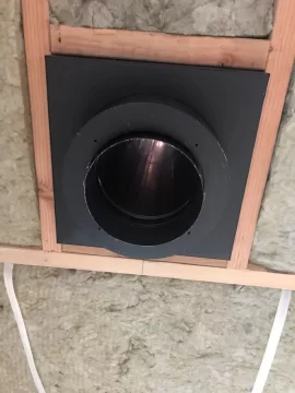 [Hearth.com] Duravent chimney - will the chimney collapse if ceiling support box is removed ?