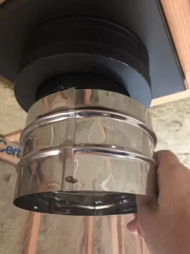 [Hearth.com] Duravent chimney - will the chimney collapse if ceiling support box is removed ?