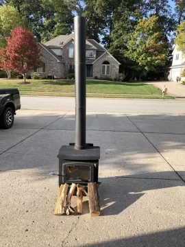 Pleasant Hearth WS 2417 Outside Air Intake Build