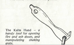 Replacement for Weso "Kalte Hand" removable handle/lifter
