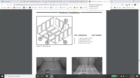 [Hearth.com] Fire brick layout in T5
