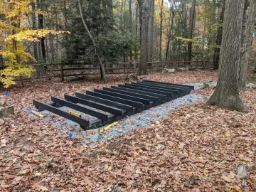 Shed build underway