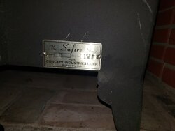 Help Finding the UL rating information for this stove