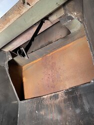 Trying to replace old metal lined fireplace