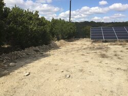 Geoballasted Ground-Mounted Solar Panels