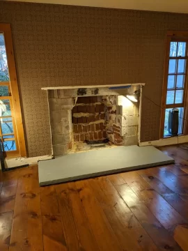 Hearth Remodel & New Stove Install - Ongoing Project.