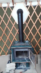Wood stove for our yurt