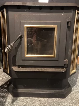 Used Englander Pellet Stove - Plastic Smell and in Need of Model identification