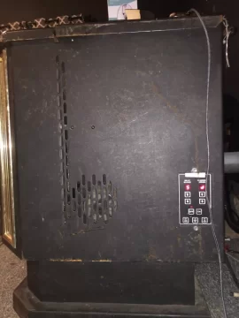 Used Englander Pellet Stove - Plastic Smell and in Need of Model identification