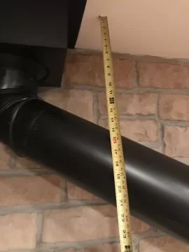 [Hearth.com] Single wall pipe clearance question