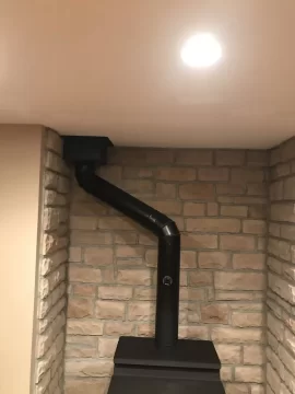 [Hearth.com] Single wall pipe clearance question