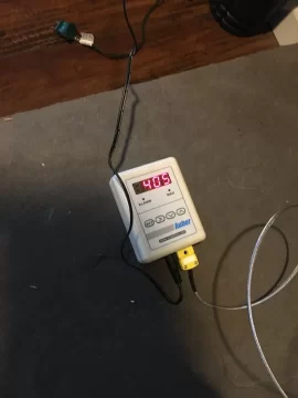 [Hearth.com] Old condar probe meter vs. new auber digital thermocouple