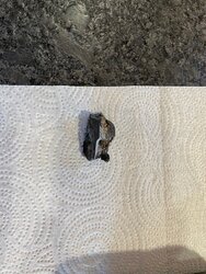 Piece of stove cement broke off. Does it need to be fixed?