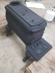 1889 McClary Box Stove restoration - Completed