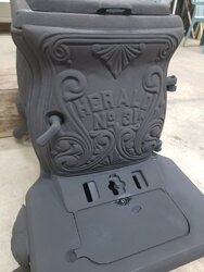 1889 McClary Box Stove restoration - Completed