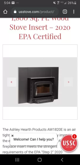 NEED HELP Ashley 1800e in masonry fireplace